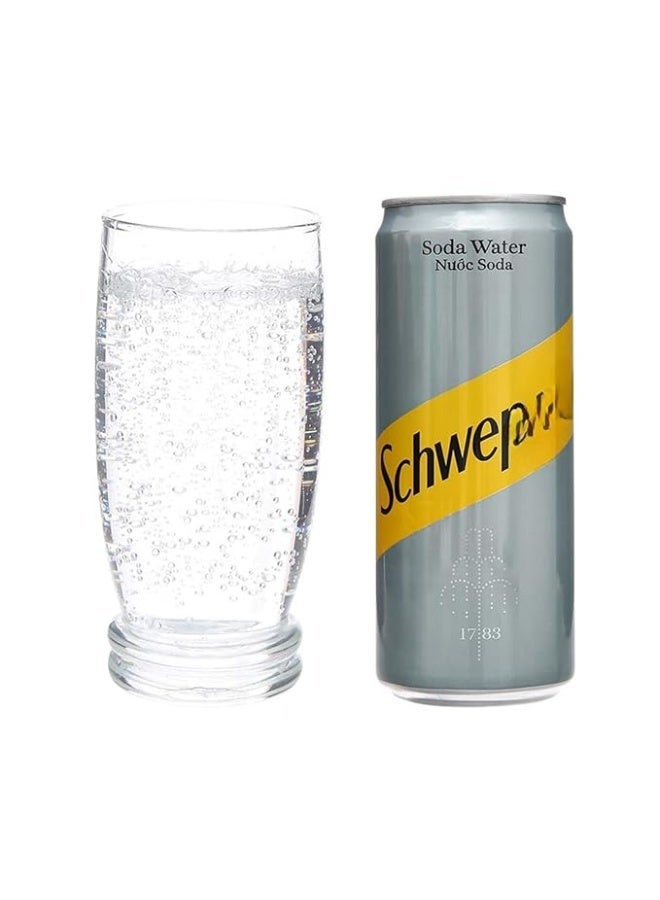 شويبس مياه الصودا شويبس 300 مل علب – عبوة مكونة من 24 | مزيج فوّار فاخر - Image 5